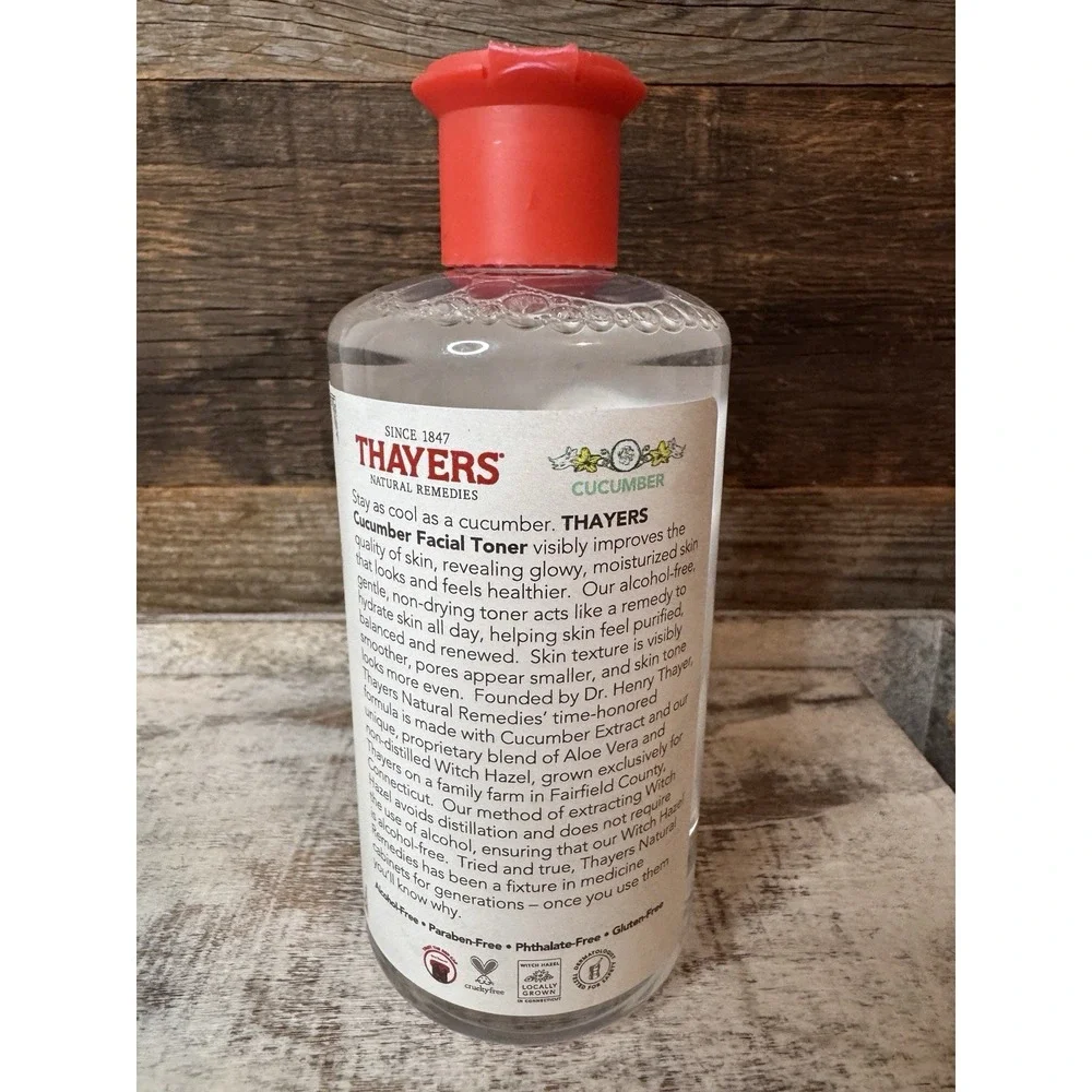Thayers Witch Hazel Cucumber Toner 12 oz — Broken Cap but Sealed | MSRP‎ = $17